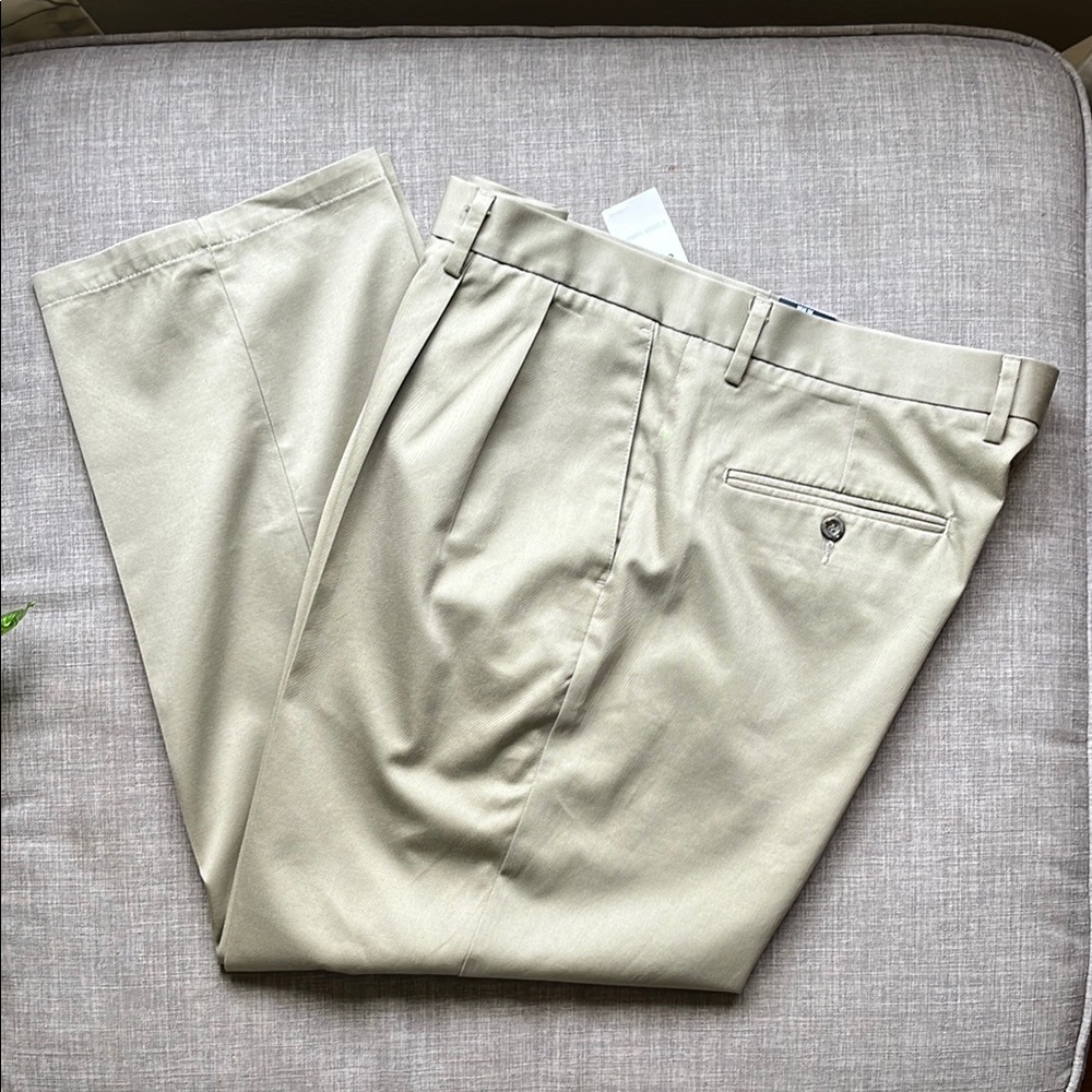 Dockers Relaxed Fit Signature Khaki Tan Brown Pants D4 38x30
